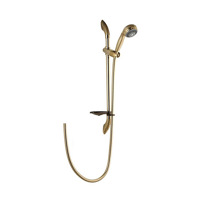 Aqualisa Aquavalve Varispray Adjustable Height Shower Kit Gold 99.40.04