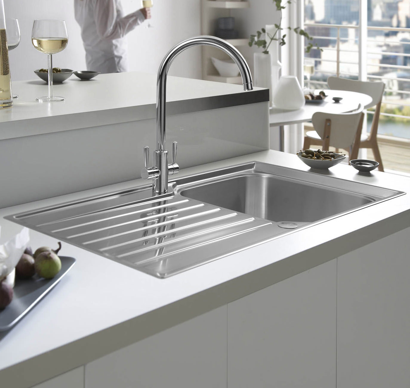 Franke Ascona ASX 611100 Stainless Steel 1.0 Bowl Inset Sink