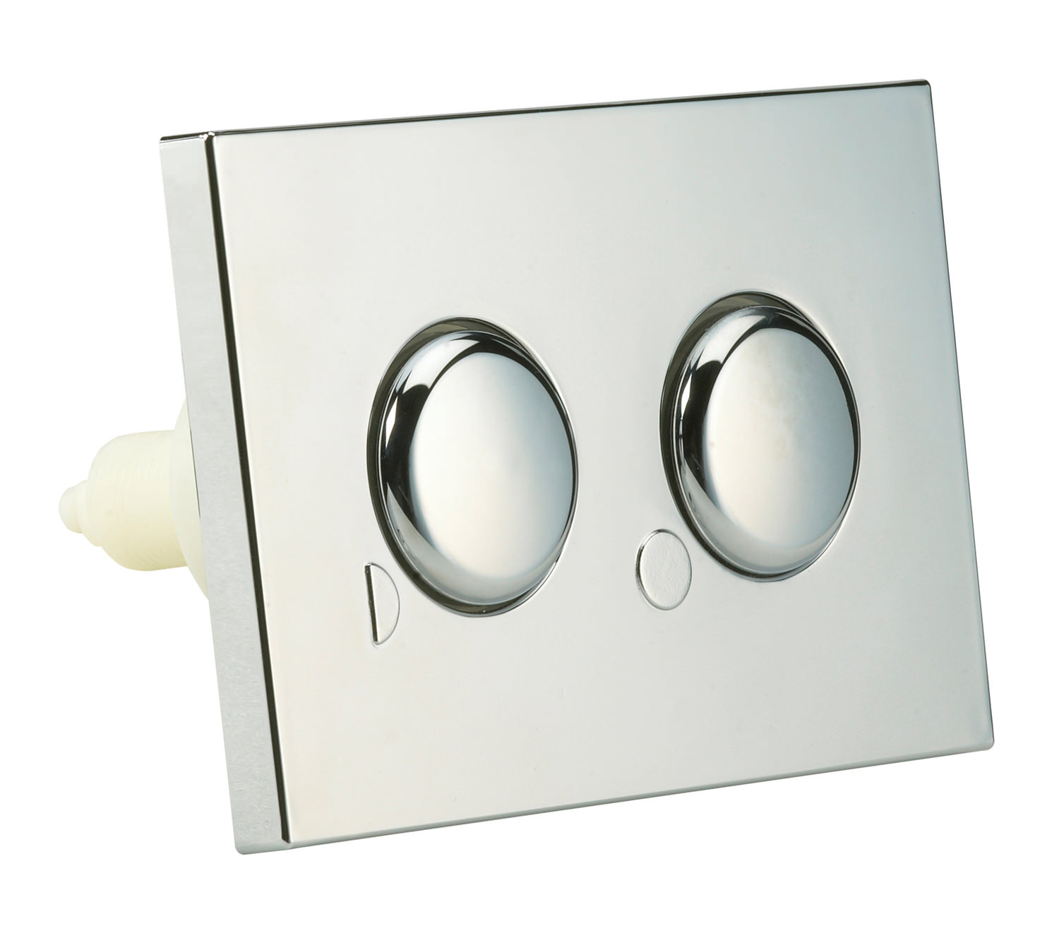 Twyford Dual Flush Air Button With Mini Plate 80x124mm CF9032CP
